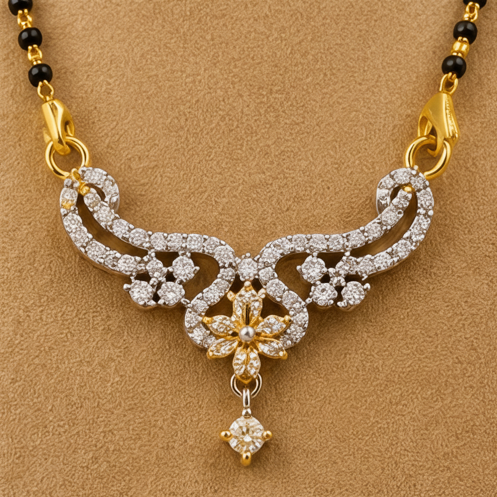 ORAKI Diamond Grace Mangalsutra Set