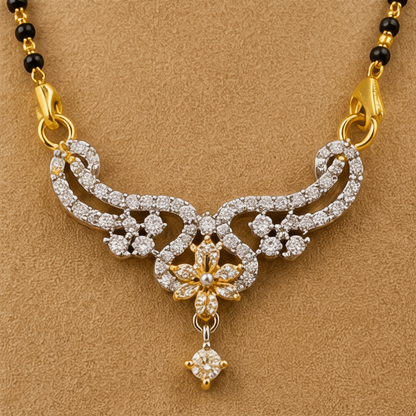 ORAKI Diamond Grace Mangalsutra Set