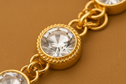 ORAKI Rajwadi Kundan Bracelet Watch