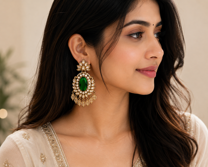 ORAKI Emerald Meher Earrings