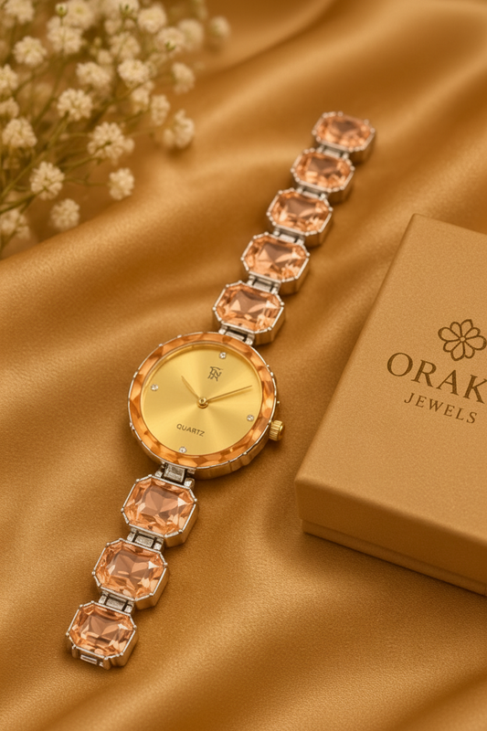 ORAKI Aurora Crystal Bracelet Watch