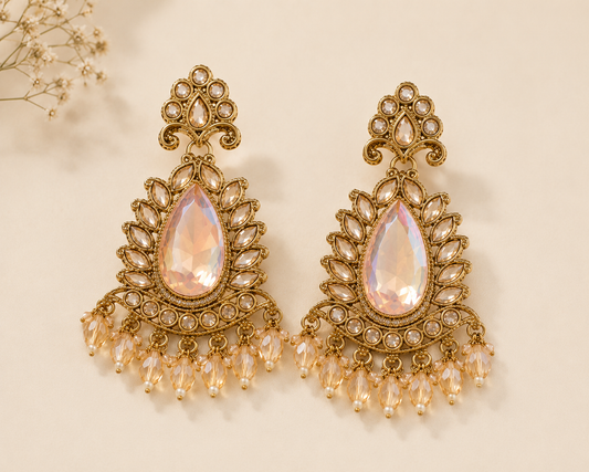 ORAKI Noorika Kundan Drop Earrings