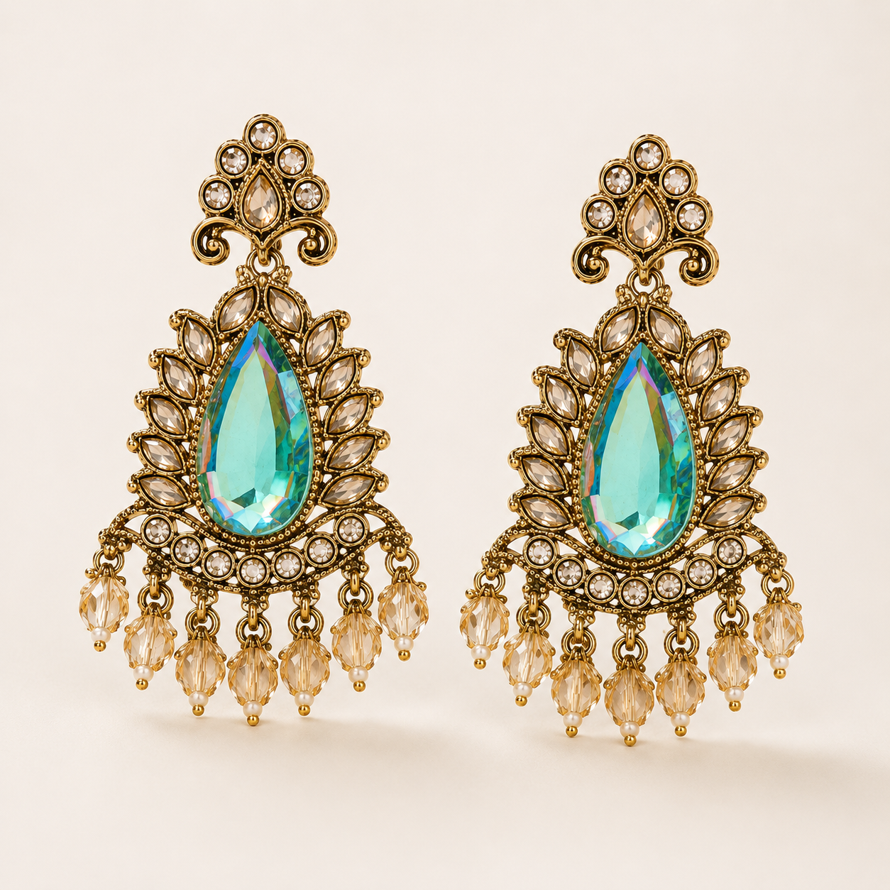 ORAKI Aqua Meher Earrings