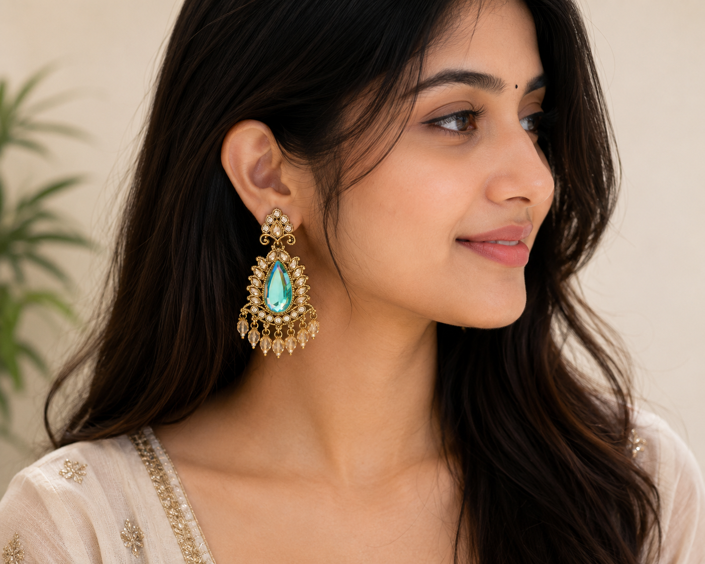 ORAKI Aqua Meher Earrings