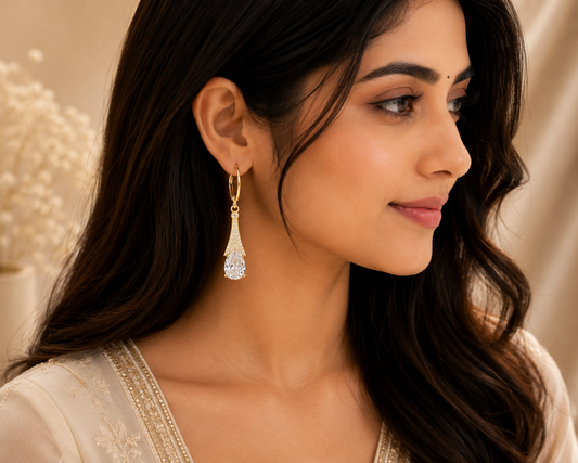 ORAKI Celeste Crystal Drops Earrings