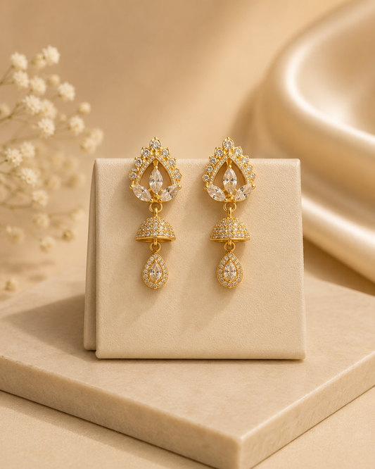 ORAKI Aurelia Jhumka Drops Earrings