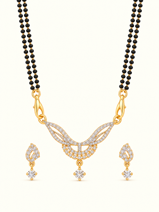 ORAKI™ Elara Leaf Mangalsutra Set