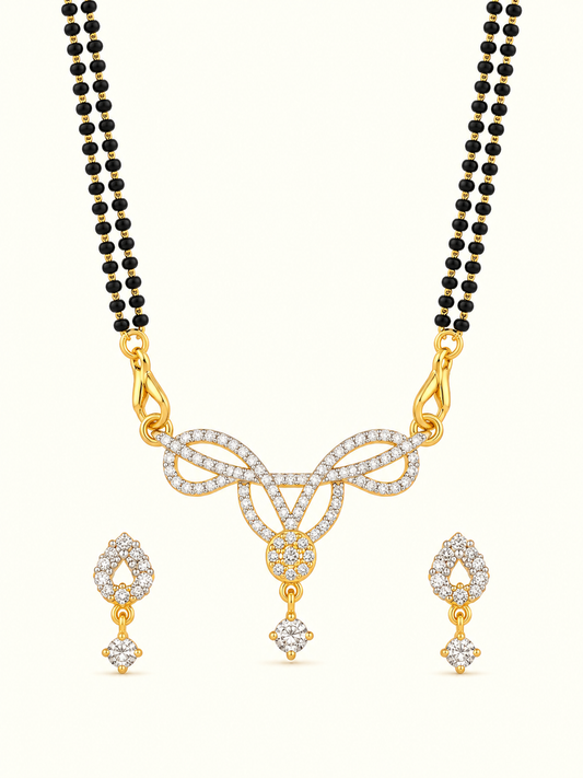 ORAKI™ Aavya Bloom Mangalsutra Set